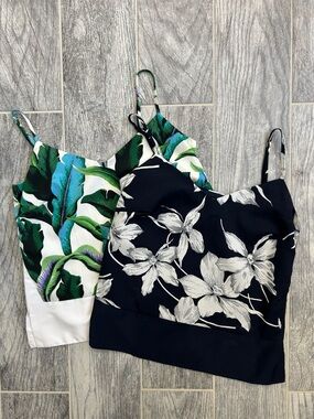 Bundle of 2 Banana Republic Floral Camisoles